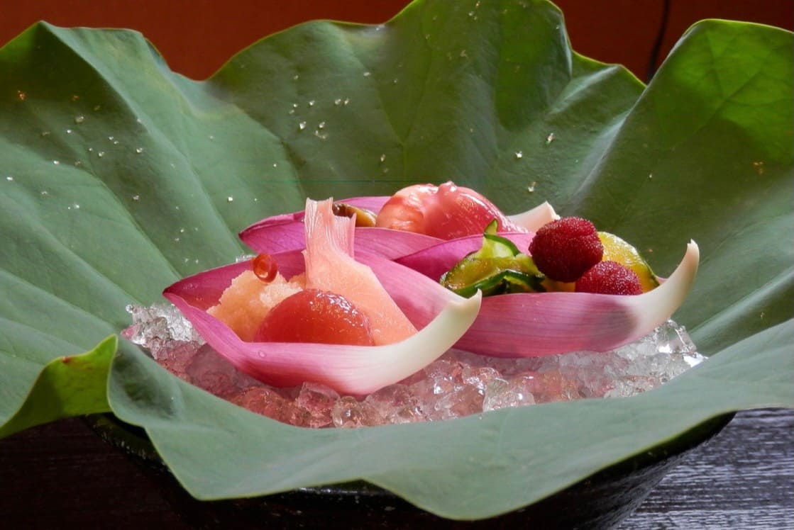 果物の料理の写真